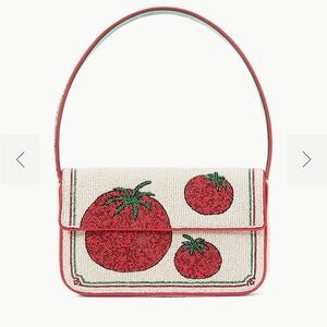 STAUD Tommy Beaded Bag Tomato